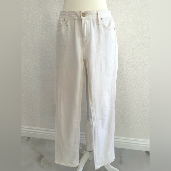 Kate Spade White Straight Leg Jeans - Picture 1 of 12